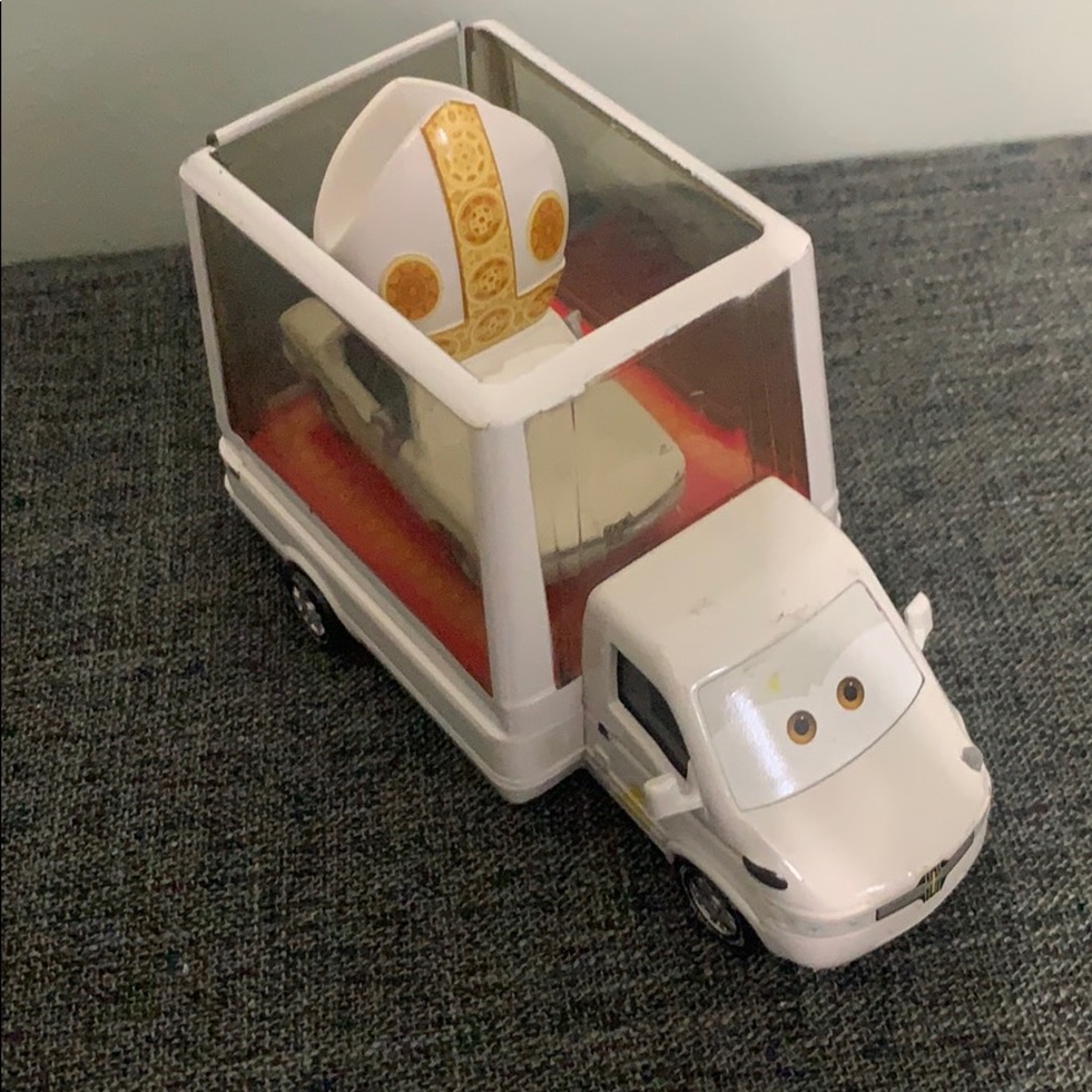 PopeMobile and Pope